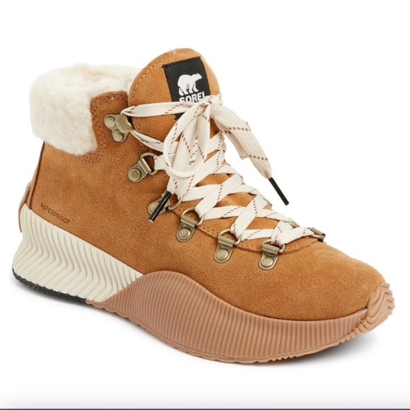 Sorel Shoes - Sorel Out 'N About III Conquest faux shearling-lined suede ankle boots 11